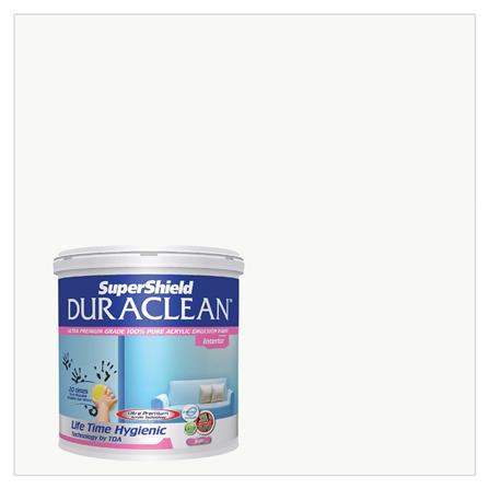 สีน้ำทาภายใน ชนิดด้าน TOA SUPERSHIELD DURACLEAN M100 สีขาว 5 แกลลอน