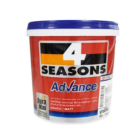 สีน้ำทาภายนอก TOA 4 SEASONS ADVANCE BASE B ด้าน 1 แกลลอน