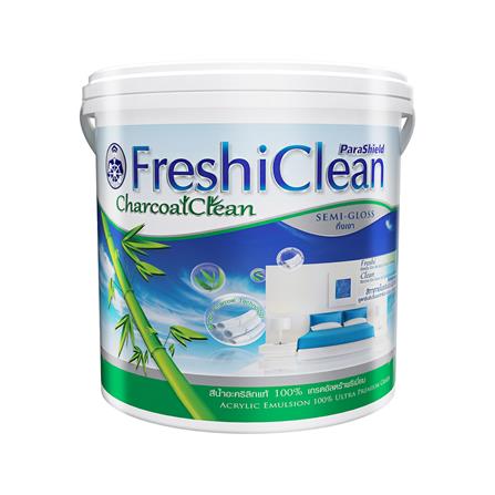 สีน้ำทาภายใน ชนิด CAPTAIN FRESHI CLEAN CHARCOAL CLEAN BASE C สีขาว 1 แกลลอน