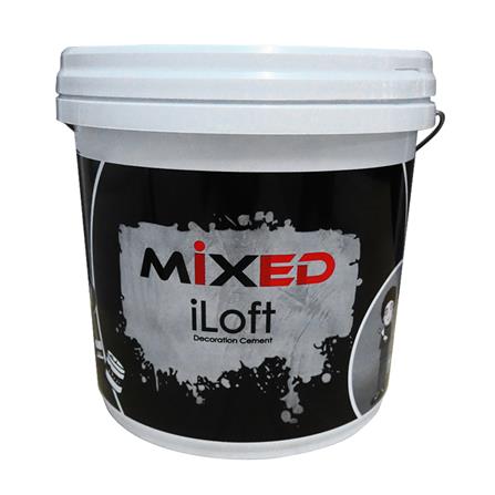 ซีเมนต์สร้างลาย ILOFT MIXED 1 สีดำ 10 กก.