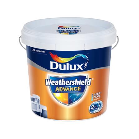 สีน้ำทาภายนอก ชนิดเนียน DULUX WEATHERSHIELD ULTIMA ADVANCE BASE B สีขาว 2.5 แกลลอน