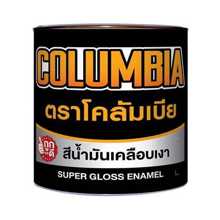 สีน้ำมันเคลือบเงา JBP COLUMBIA 2218 สีดำ 1 แกลลอน