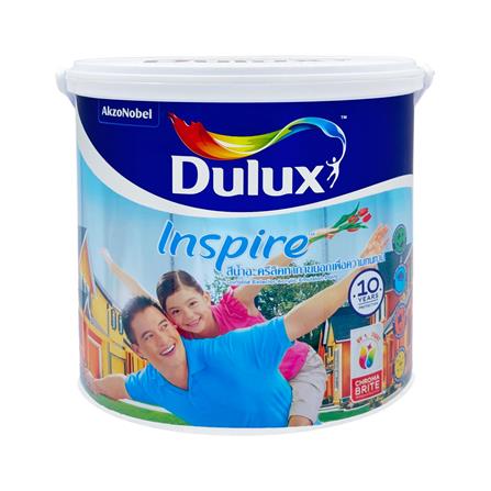 สีน้ำทาภายนอก ชนิดด้าน DULUX INSPIRE BASE D สีขาว 3 ลิตร