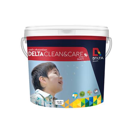 สีน้ำทาภายใน DELTA CLEAN&amp;CARE #00 BASE B ด้าน 1 แกลลอน