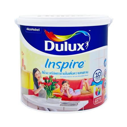 สีน้ำทาภายใน ชนิดกึ่งเงา DULUX INSPIRE BASE B สีขาว 3 ลิตร