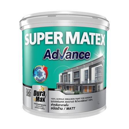 สีน้ำทาภายใน TOA SUPERMATEX ADVANCE BASE D ด้าน 1 แกลลอน