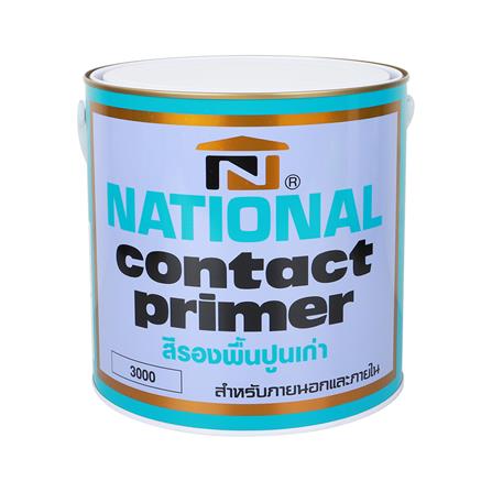 สีรองพื้นปูนเก่า DELTA NATIONAL CONTACT PRIMER 3000 1 แกลลอน