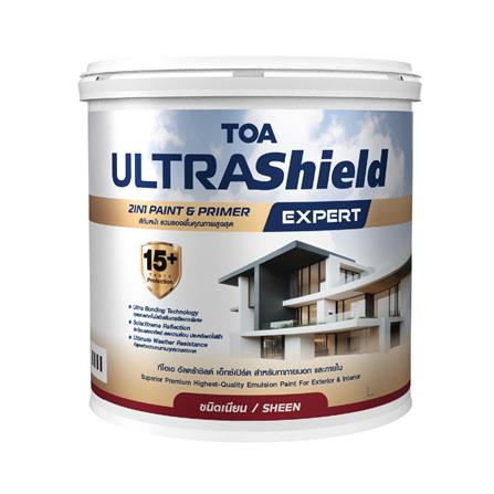 สีน้ำทาภายนอก ชนิดเนียน TOA ULTRASHIELD EXPERT SHEEN BASE D 1 แกลลอน
