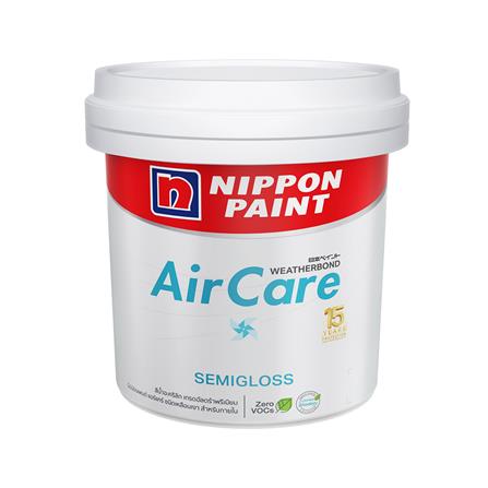 สีน้ำทาภายใน NIPPON PAINT AIR CARE BASE D กึ่งเงา 2.5 แกลลอน