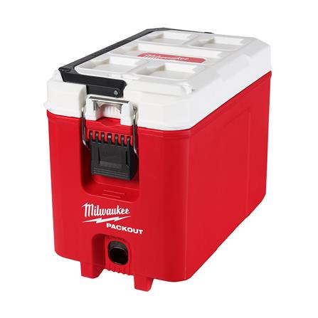 คูลเลอร์ MILWAUKEE PACKOUT สีแดง