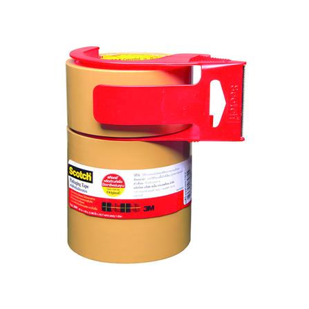 เทป OPP 3M SCOTH 2 นิ้วX40 หลา สีน้ำตาล แพ็ก 3 ม้วน