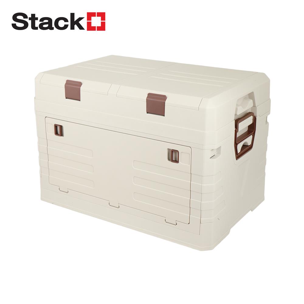 กล่องเก็บของพับได้ STACKO GLAM-C SIZE M 53X35X36 ซม. สีครีม