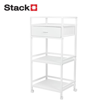 ชั้นวางของ 3 ชั้น STACKO ROBUSTE 50X39X106 ซม. สีขาว
