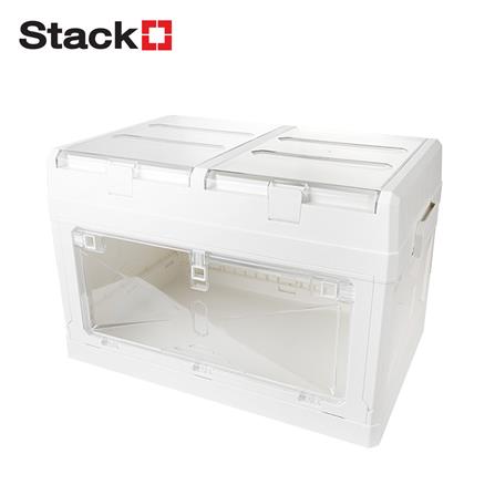 กล่องเก็บของพับได้ STACKO GLAM SIZE L 63x40.5x39 ซม. สีขาว