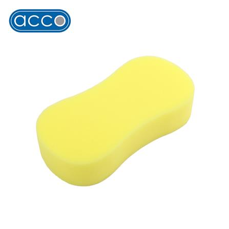ฟองน้ำทำความสะอาดรถ ACCO 22x11x4.5 ซม. สีเหลือง