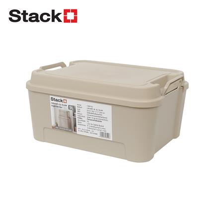 กล่องหูหิ้ว STACKO GLAM 9 ลิตร 33.5x26x17 ซม. สีเบจ