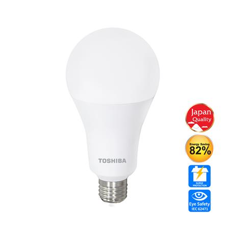 หลอด LED TOSHIBA BULB A80 18 วัตต์ WARMWHITE E27