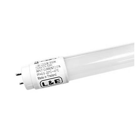 หลอด LED L&amp;E T8 SUPER SAVE DE 16 วัตต์ WARM WHITE G13
