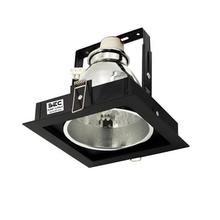 ดาวน์ไลท์ BEC DJ926-1L/BK 6 นิ้ว สีดำ เหลี่ยม