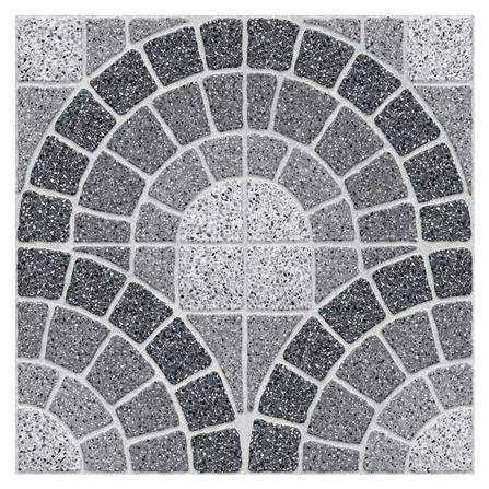 กระเบื้องพื้นพอร์ซเลน 60x60 ซม. TARA คอปเบิ้ลสโตน เทา PM 1.44 ตร.ม.