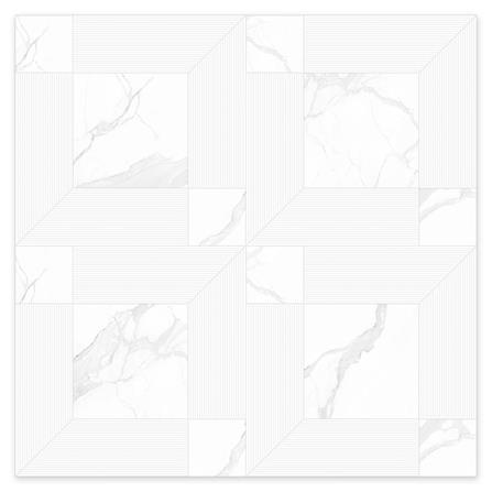 กระเบื้องพื้น 18x18 TARA บาร์เร็ท สีขาว PM 1 ตร.ม.