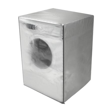 ผ้าคลุมเครื่องซักผ้าฝาหน้า 7-9 กก. CKR PLASTIC F-F001 60X62X84 ซม. สีเงินใส