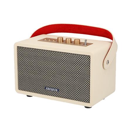 ลำโพงบลูทูธ AIWA RETRO PRO MI-X105 สีขาว
