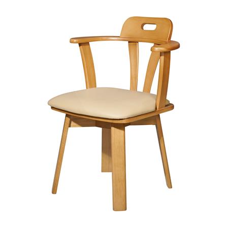 เก้าอี้ห้องอาหารหมุนได้ FURDINI TIME สีน้ำตาล