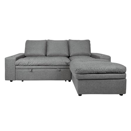 โซฟาเข้ามุมขวา FURDINI STAR สีเทาเข้ม