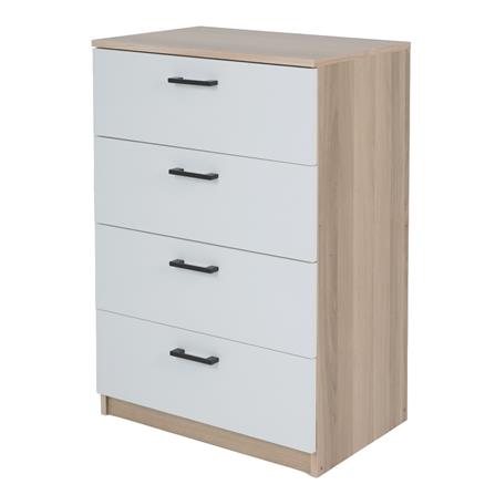 ตู้ลิ้นชัก 4 ลิ้นชัก FURDINI AMORE 59 ซม. สีไวท์โอ๊ค/ขาว