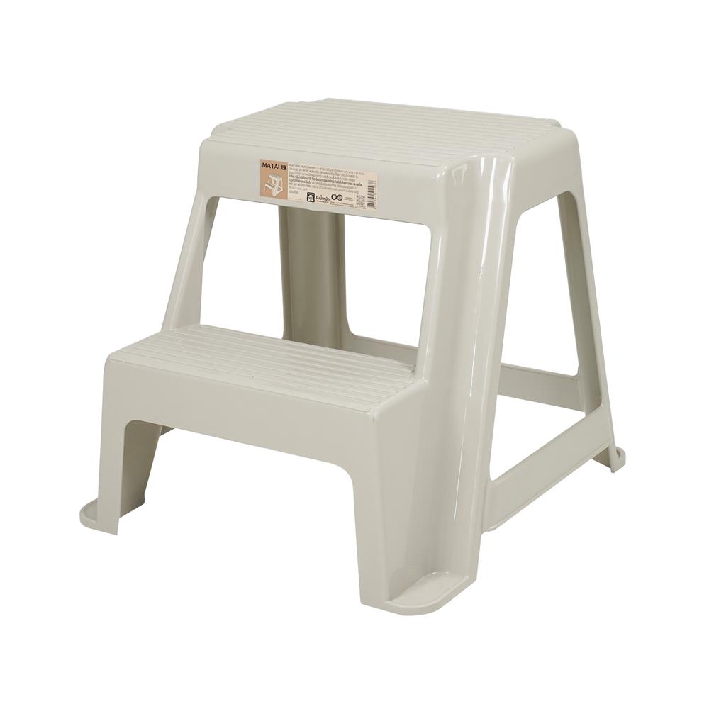 บันได STEP MATALL 2 ขั้น PN999/1 CIRCULAR สีน้ำตาลอมเทา