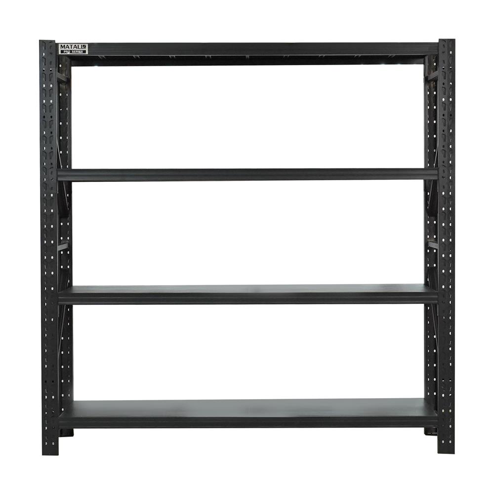 ชั้นเหล็ก 4 ชั้น MATALL PRO 200x200x60 ซม. สีดำ