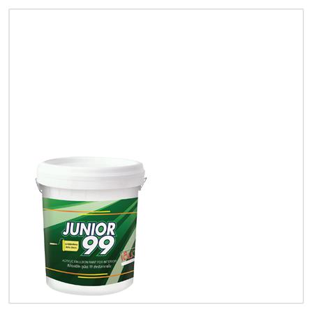 สีน้ำทาภายใน NIPPON PAINT JUNIOR99 สีขาว #300 ด้าน 5 แกลลอน