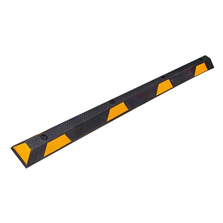 ยางกั้นล้อรถยนต์ RIGHT 15x183x10 ซม. สีเหลือง/ดำ (พร้อมพุ๊ก 4 ชิ้น)