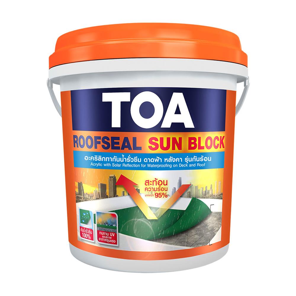 อะคริลิกกันซึม TOA SUNBLOCK 20 กก. สีขาว