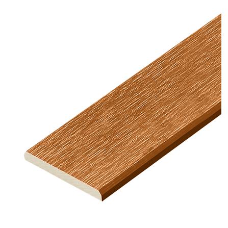 ไม้ระแนง SHERA SHINE LIGHT 7.5X300X0.8 ซม. สีไม้โอ๊คแดง