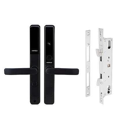 กลอนดิจิตอล HAFELE 499.21.197 DL6600 บานเลื่อน สีดำ