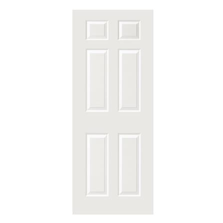 ประตูภายใน HDF ไม่เจาะลูกบิด AZLE ROMA 601 80X200 ซม. สีรองพื้น