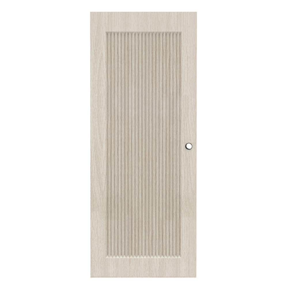 ประตูภายใน UPVC เจาะลูกบิด AZLE PZ05 80x200 ซม. สี WHITE GRAY