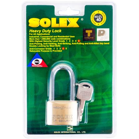 กุญแจลูกปืน SOLEX MACH2PLUSL40 40 มม.