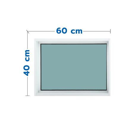 ช่องแสง อะลูมิเนียม LYNN PRIME 60x40 ซม. สีขาว