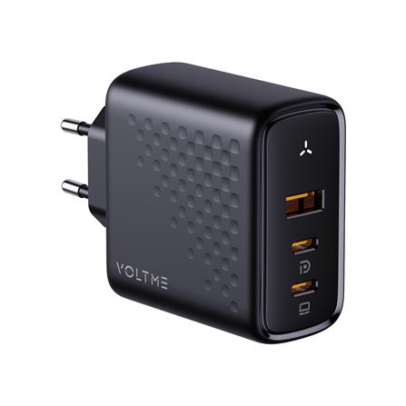 อะแดปเตอร์ USB-A&amp;C VOLTME V2025V1 100W สีดำ