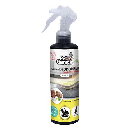 สเปรย์ระงับกลิ่นสัตว์เลี้ยง PET GANICK 240 มล. กลิ่นคาโมมายล์