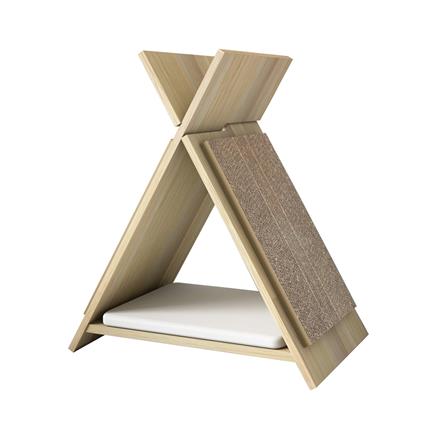 บ้านแมวพร้อมที่ลับเล็บ LUVORA CATHOME05 50X21X30 ซม.