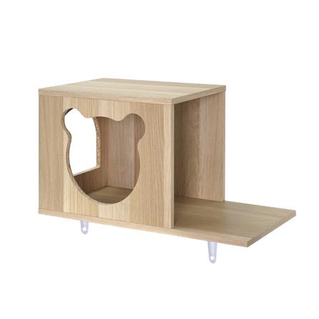 บ้านแมวทรงกล่องติดผนัง LUVORA CATASS05 30X60X33.1 ซม.