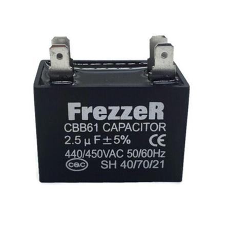 คาปาซิเตอร์พัดลม FREZZER 2.5 uF (ไมโครฟารัด)