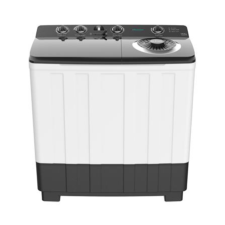 เครื่องซักผ้า 2 ถัง HISENSE WSRB1413UB 14 กก. สีขาว-ดำ