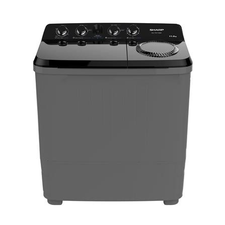 เครื่องซักผ้า 2 ถัง SHARP ES-TW110BK 11 กก. สีดำ