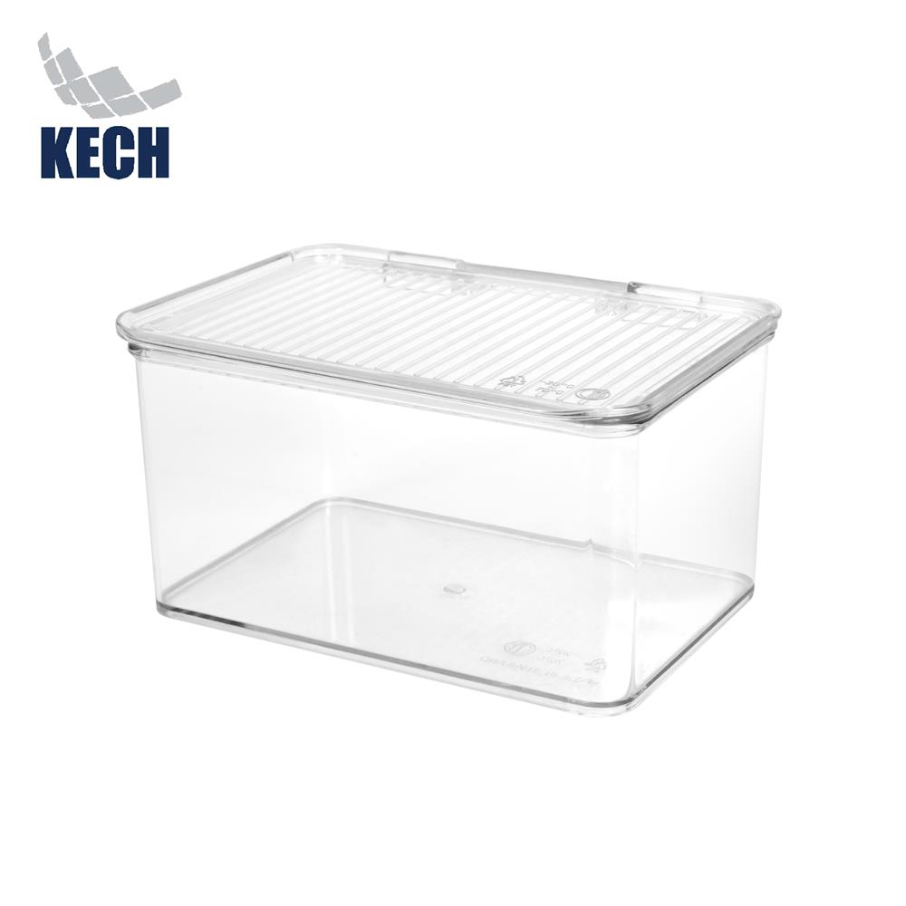 กล่องจัดเก็บในตู้เย็นมีฝา KECH CHILLY SIZE S 13.5X18X9.5 ซม.