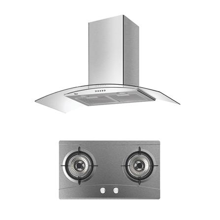 เตาฝัง+เครื่องดูดควัน TECNOSTAR HBJETSS+TNS3490K